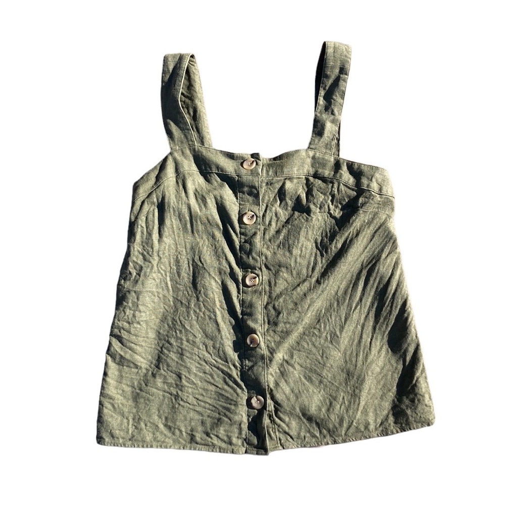 J. Crew linen blend tank, size xxs
